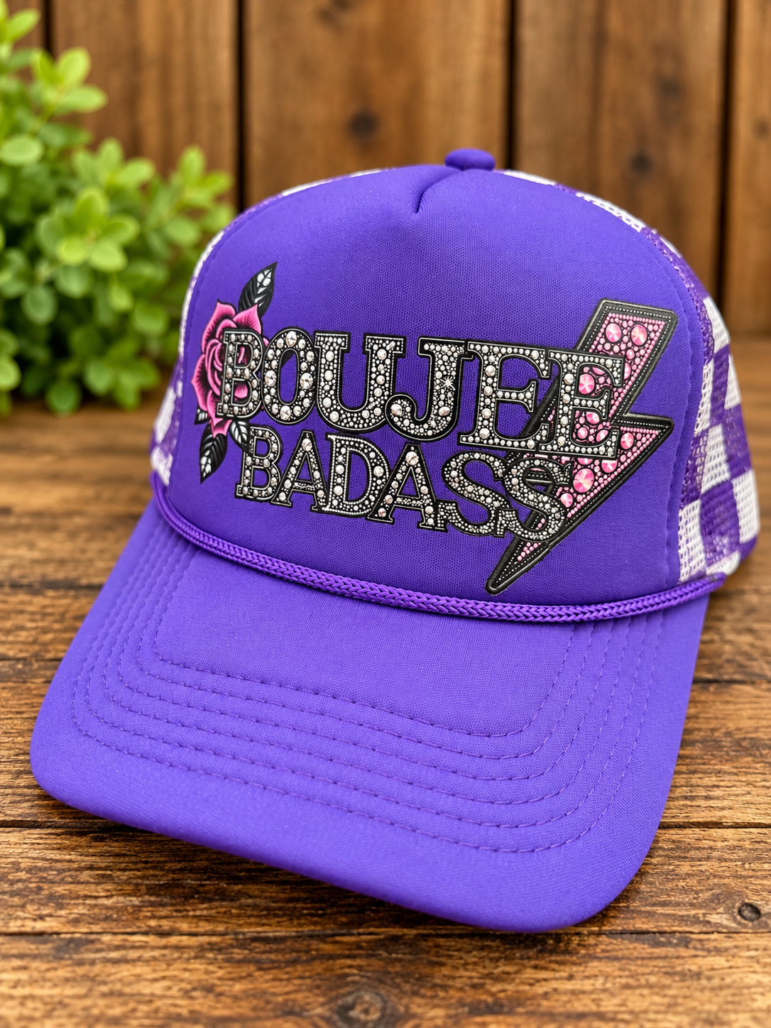 Purple Boujee Trucker Hat