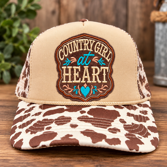 Country Girl at Heart Trucker Hat