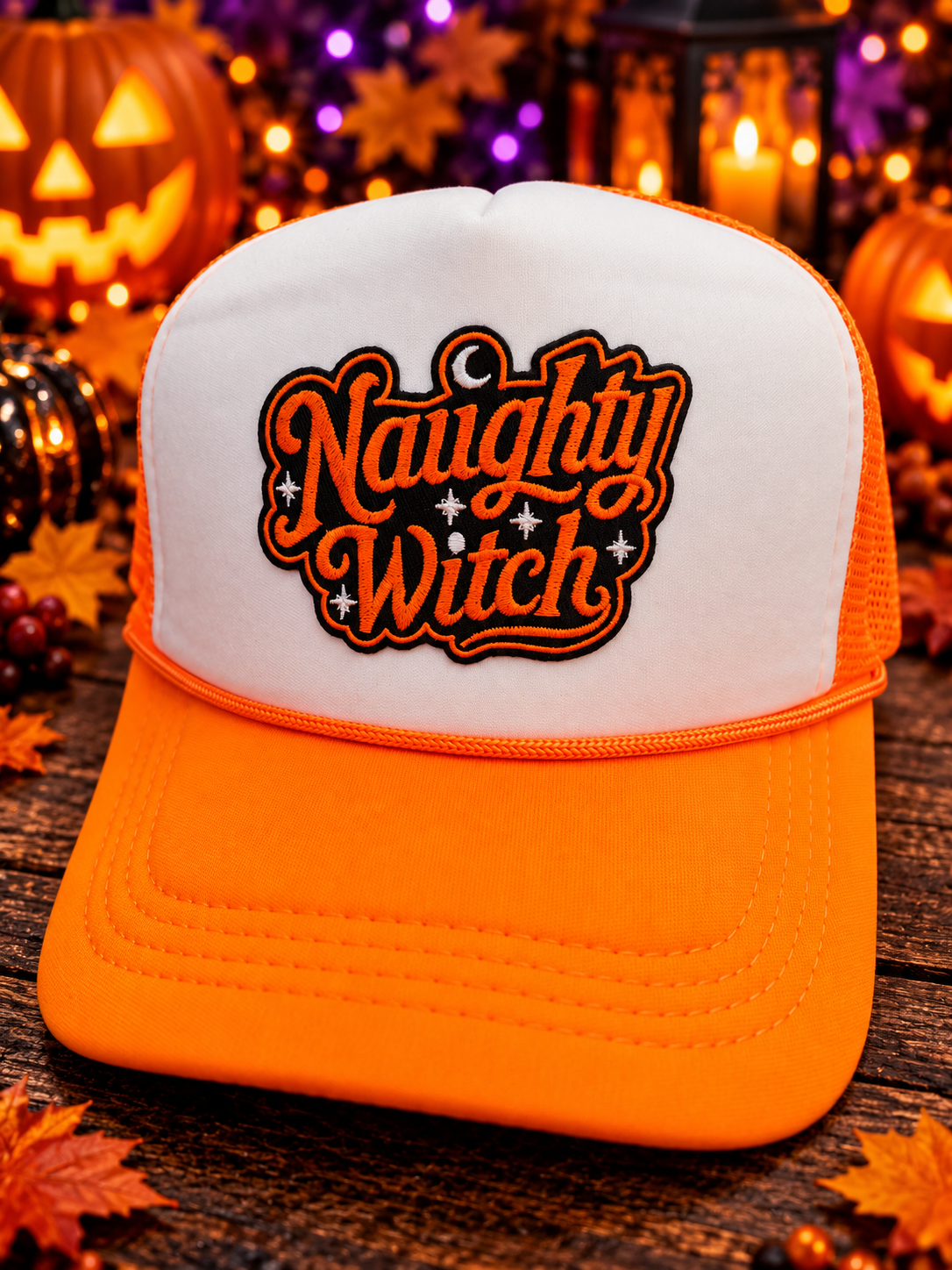 Naughty Witch Trucker Hat