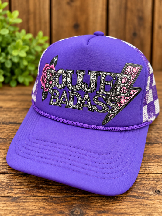 Purple Boujee Trucker Hat