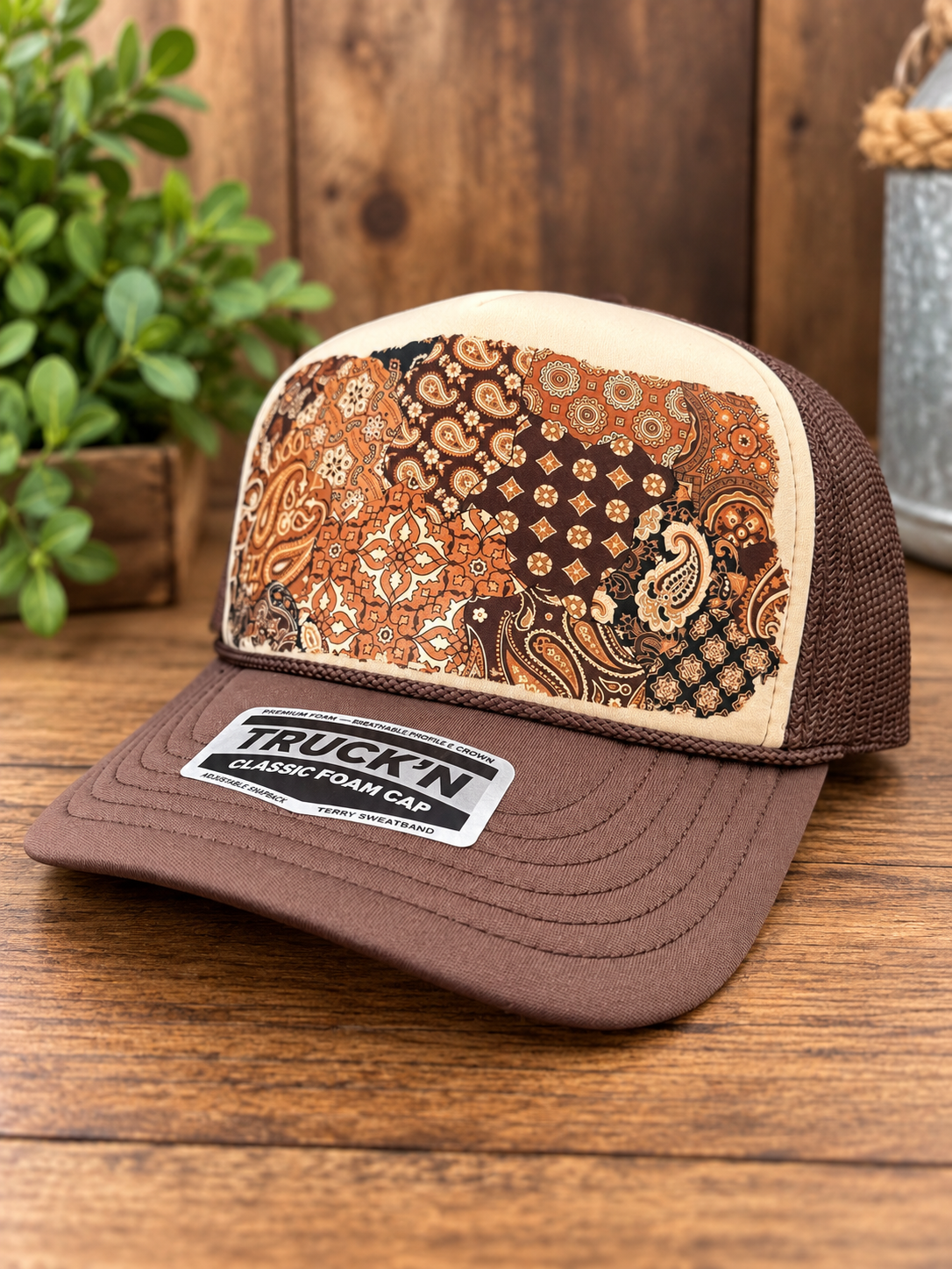 Rustic Brown Trucker Hat