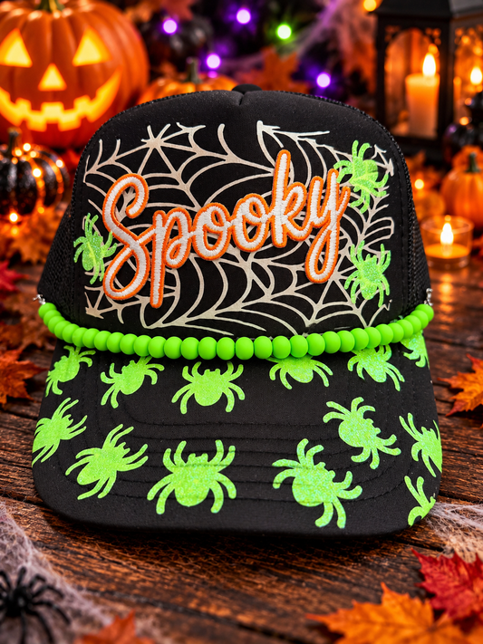 Spooky Spiderwebs Trucker Hat
