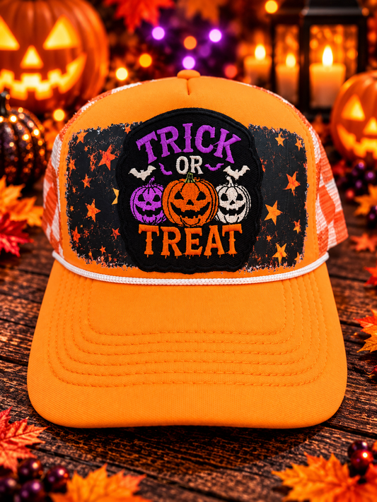 Trick or Treat Trucker Hat