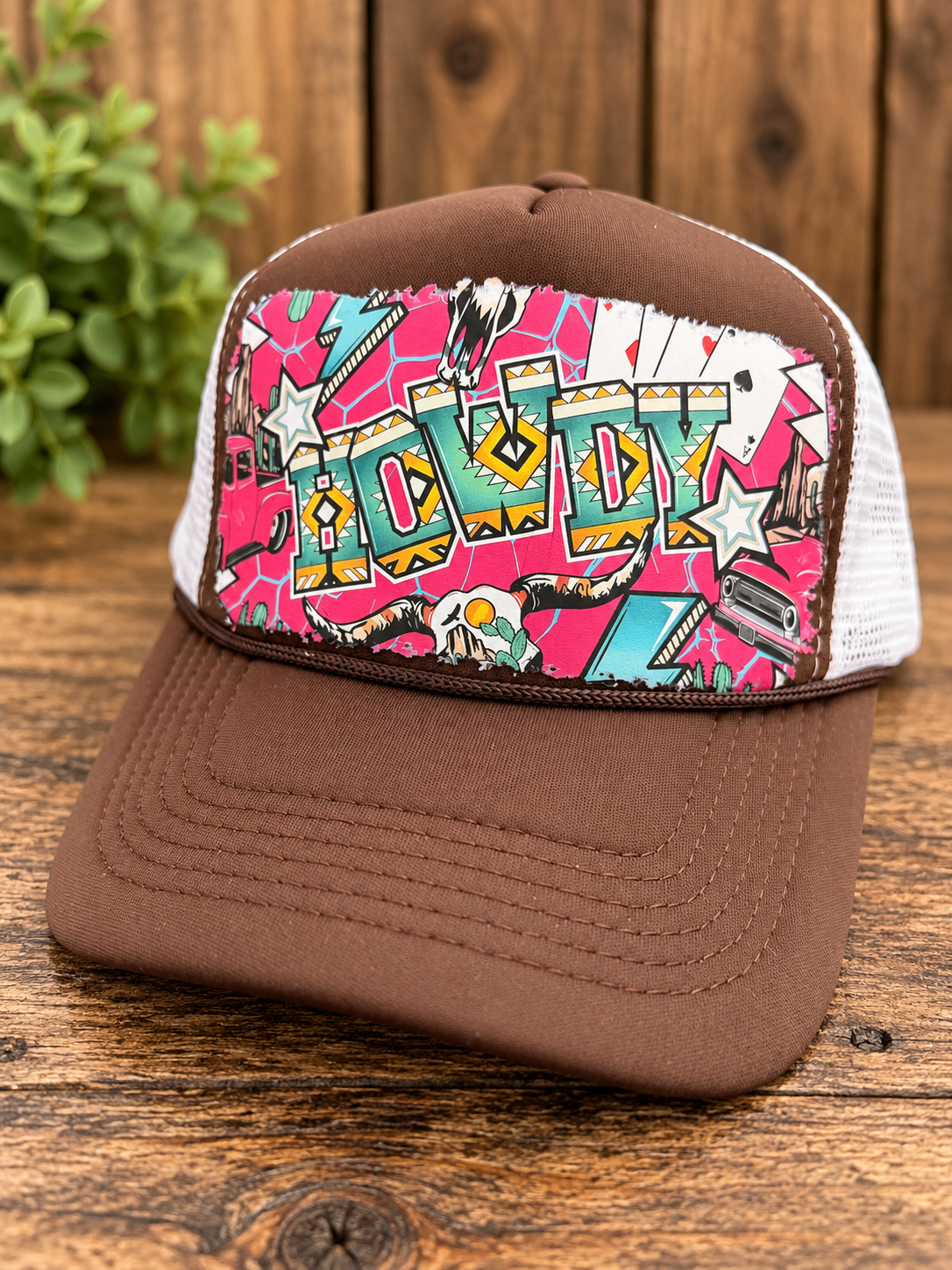 Vibrant Howdy Trucker Hat