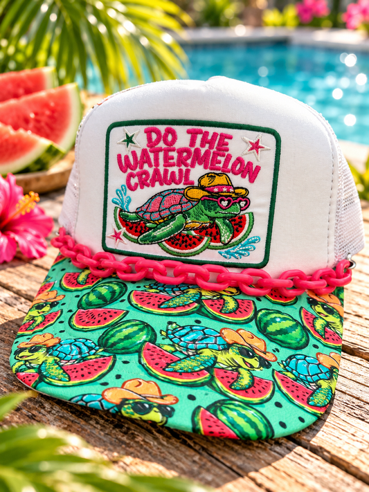 Watermelon Crawl Trucker Hat