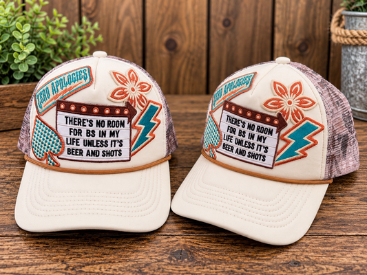 Zero Apologies Trucker Hat